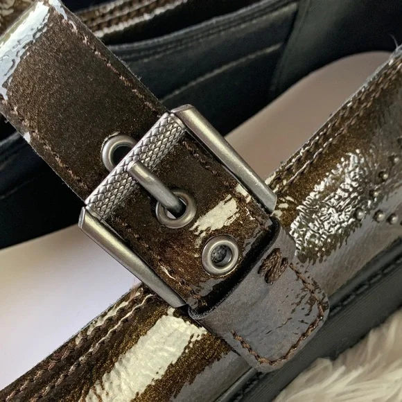 Zodiac Raya Buckle  Brown Mary Jane Flat - Picture 15 of 16